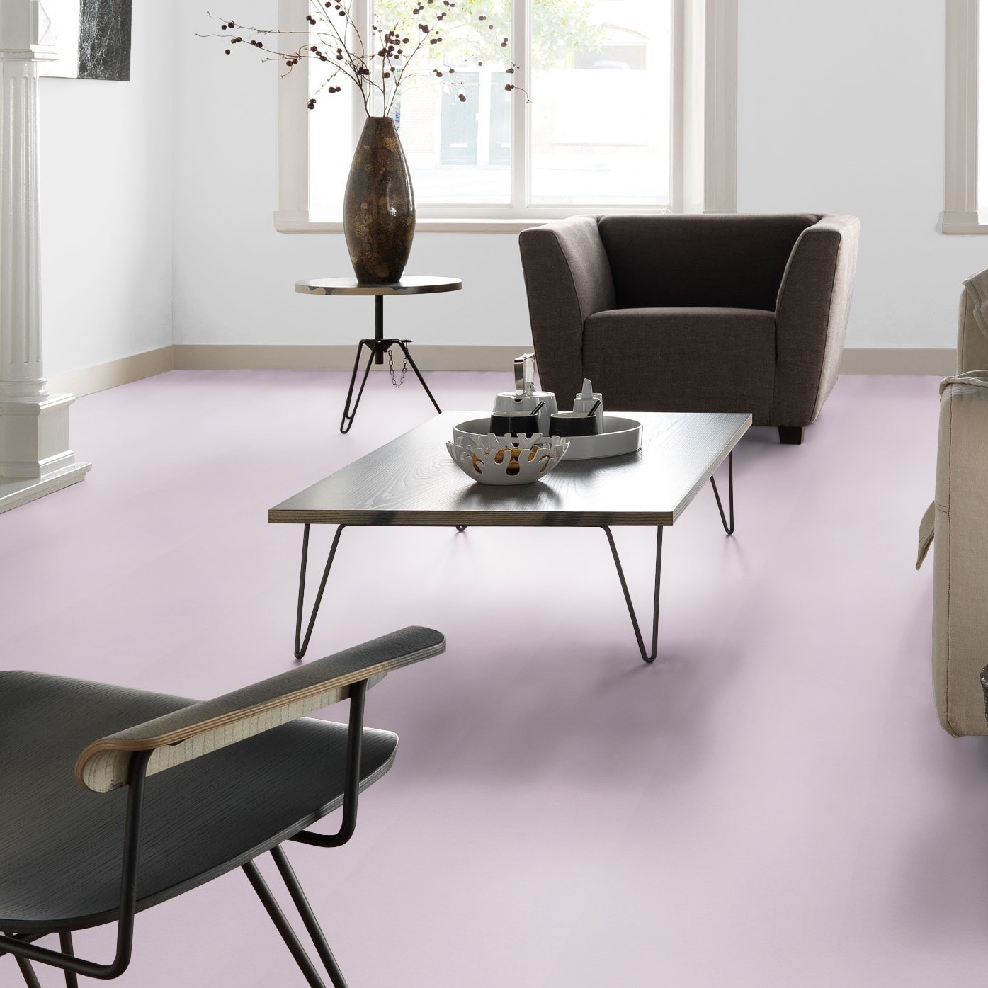 Milieubild Altbau-Wohnzimmer mit Kamin - Forbo Flooring 176483