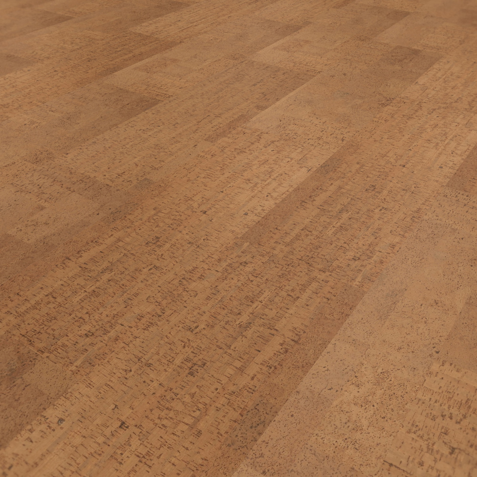 Perspektivische Ansicht - Wicanders HDF Klick-Korkboden cork Essence Fashionable Tan Perspektivische Ansicht - Wicanders 80004822