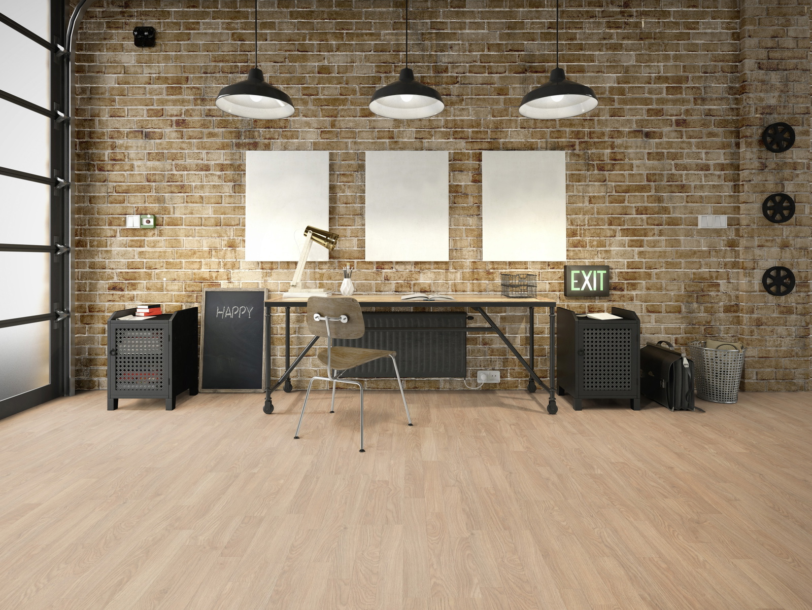 Milieubild Industrielles Wohnzimmer mit Arbeitsbereich - Friends by ter Hürne 1188020020