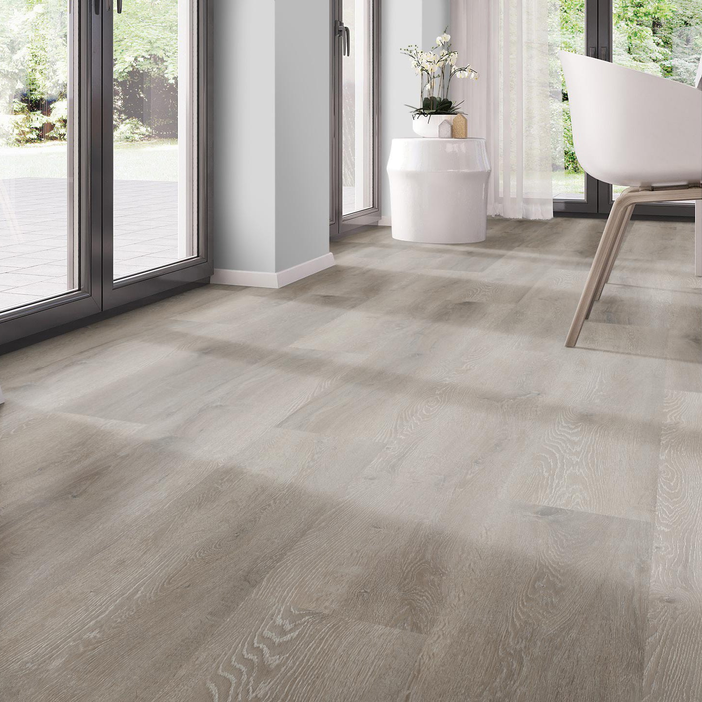 Milieubild Modernes Esszimmer - bodentiefe Perspektive - nexflor NXF-20030-003
